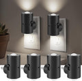 TSEXES LED Night Lights Plug into Wall, Dimmable Plug in Night Light, Dusk to Dawn,5000K Daylight,0-200LM Bright Nightlight Auto-On/Off…