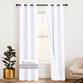 Rybhome RYB HOME Thermal Curtains Soundproof - 3-in-1 Drapes Noise Barrier - 100% Blackout - Energy Efficient Window Curtains for Bedroom N…