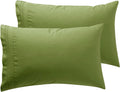Nestl Calla Green Pillow Cases Queen Size Set of 2, Soft Queen Pillow Case, 1800 Microfiber Queen Pillow Cases 2, Pillowcases Queen, Envelo…