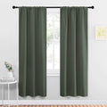 NICETOWN Bedroom Curtains Blackout Draperies - All Season Thermal Insulated Solid Rod Pocket Top Blackout Curtains/Drapes for Kid's Room…