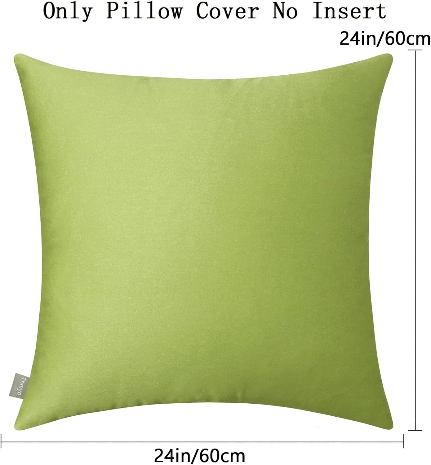 Thmyo 4-Pack 100% Cotton Comfortable Solid Decorative Throw Pillow Case, Square Cushion Cover Pillowcase Sublimation Blank Pillow Covers DI…