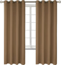 BGment Blackout Curtains for Bedroom - Grommet Thermal Insulated Room Darkening Curtains for Living Room, Set of 2 Panels (52 x 72 Inch, Ta…