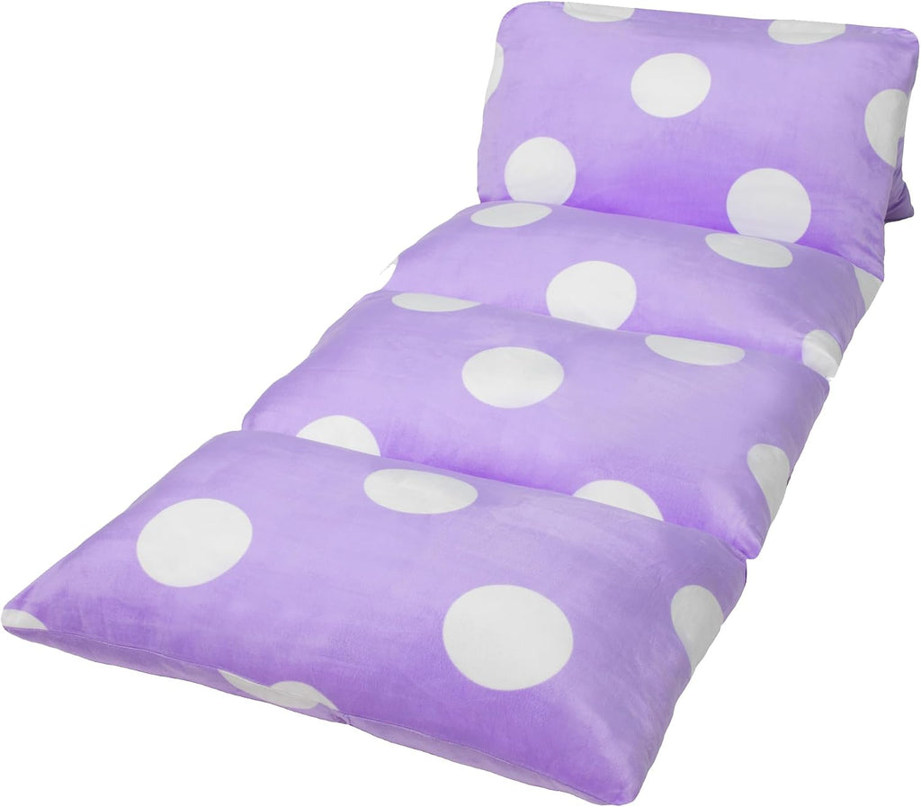 Butterfly Craze Floor Pillow Case, Mattress Bed Lounger Cover, Purple, King Size - Cozy Seating Solution for Kids Ages 3-14, Recliner…