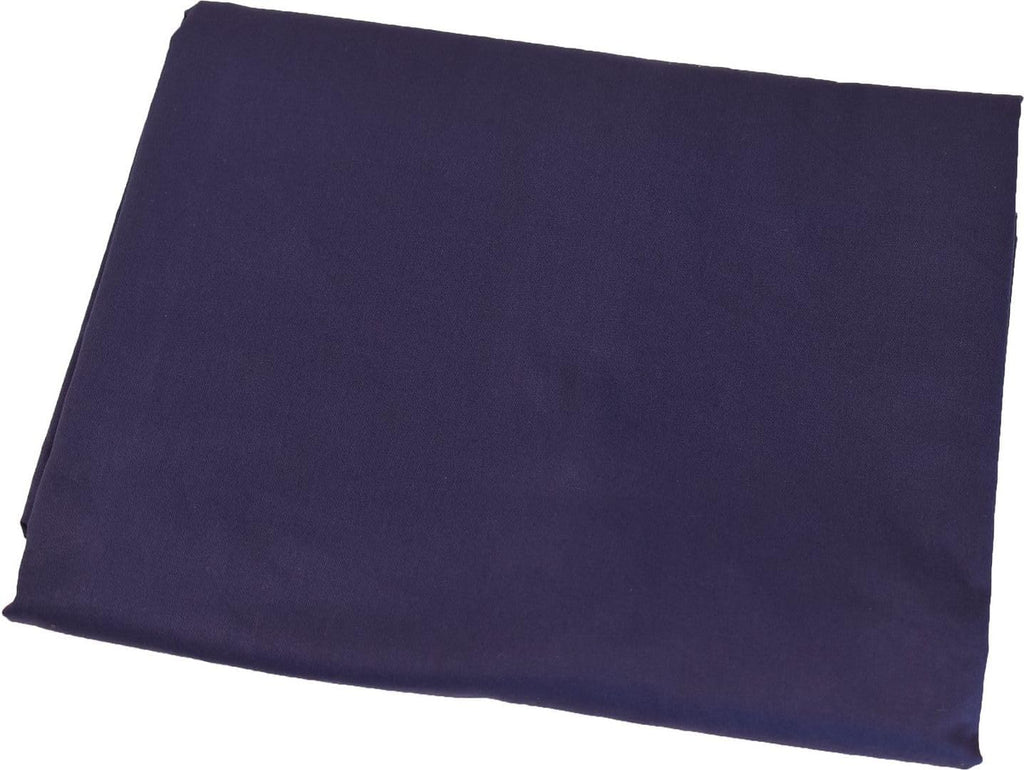 MoonRest ® Wedge Pillow Cover 100% Cotton, Zippered Wedge Pillow Case Protector, Soft, Breathable & Hypoallergenic 25x25x10” - Navy Cotton
