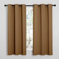 NICETOWN Sleek Blackout Curtains 63 inches Length for Small Windows, Noise Reducing and Block Draft Panels for Door Doorway Laundry…