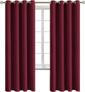 BGment Blackout Curtains for Bedroom - Grommet Thermal Insulated Room Darkening Curtains for Living Room, Set of 2 Panels (52 x 72 Inch, Bu…