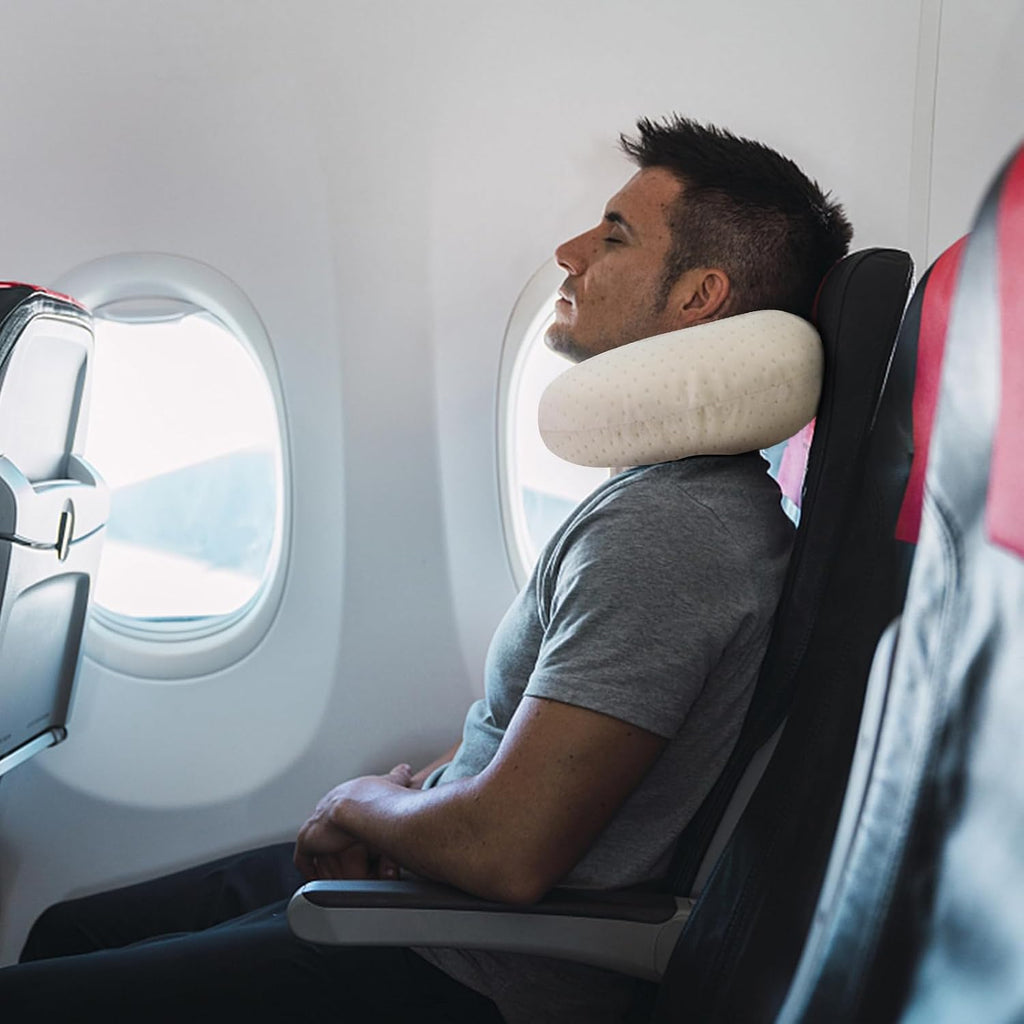Gosider Memory Foam Neck Pillow Comfortable Travel Neck Pillow Neck and Head Support Lightweight Portable Airplane Travel Pillow for Sleepi…