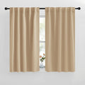Nicetown Window Treatment Curtains Room Darkening Drapes - (Biscotti Beige Color) 42 Width X 50 Drop Each Panel, 2 Panels Set, Curtains and…