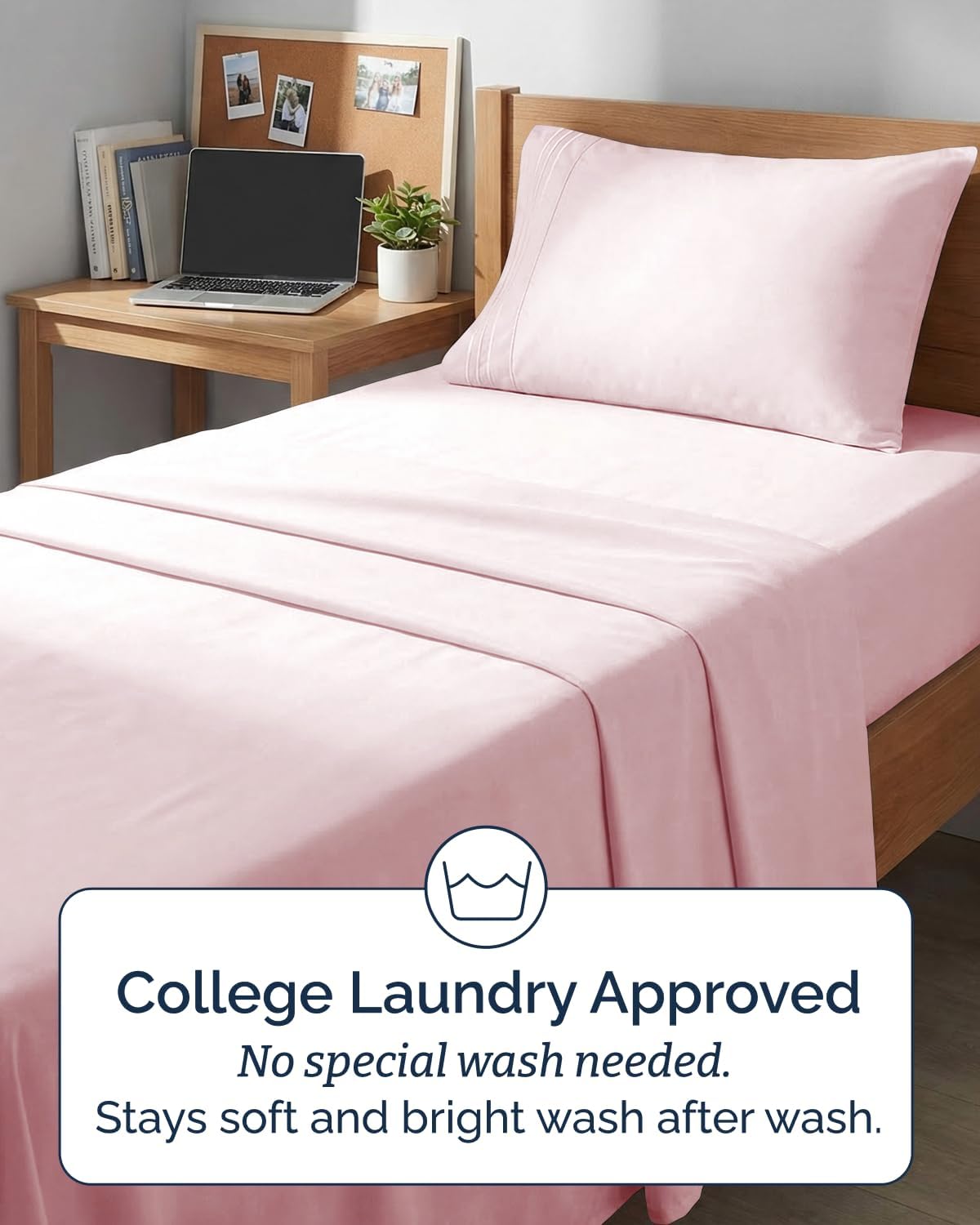 Twin XL 4 Piece Sheet Set - Comfy, Breathable & Cooling - Soft Hotel Luxury Bedding for Women, Men, Kids, Teens and Children - 1 Flat & 1…