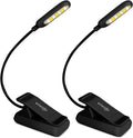 VAVOFO Clip On Rechargeable Reading Light, 7 LEDs with 3 Colortemperature 9 Brightness Levels Book Lights for Reading in Bed with Power…