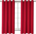 BGment Room Darkening Curtains 63 Inches Long - Grommet Thermal Insulated Drapes Window Treatment Curtains for Bedroom, 2 Panels, 52 x 63 I…