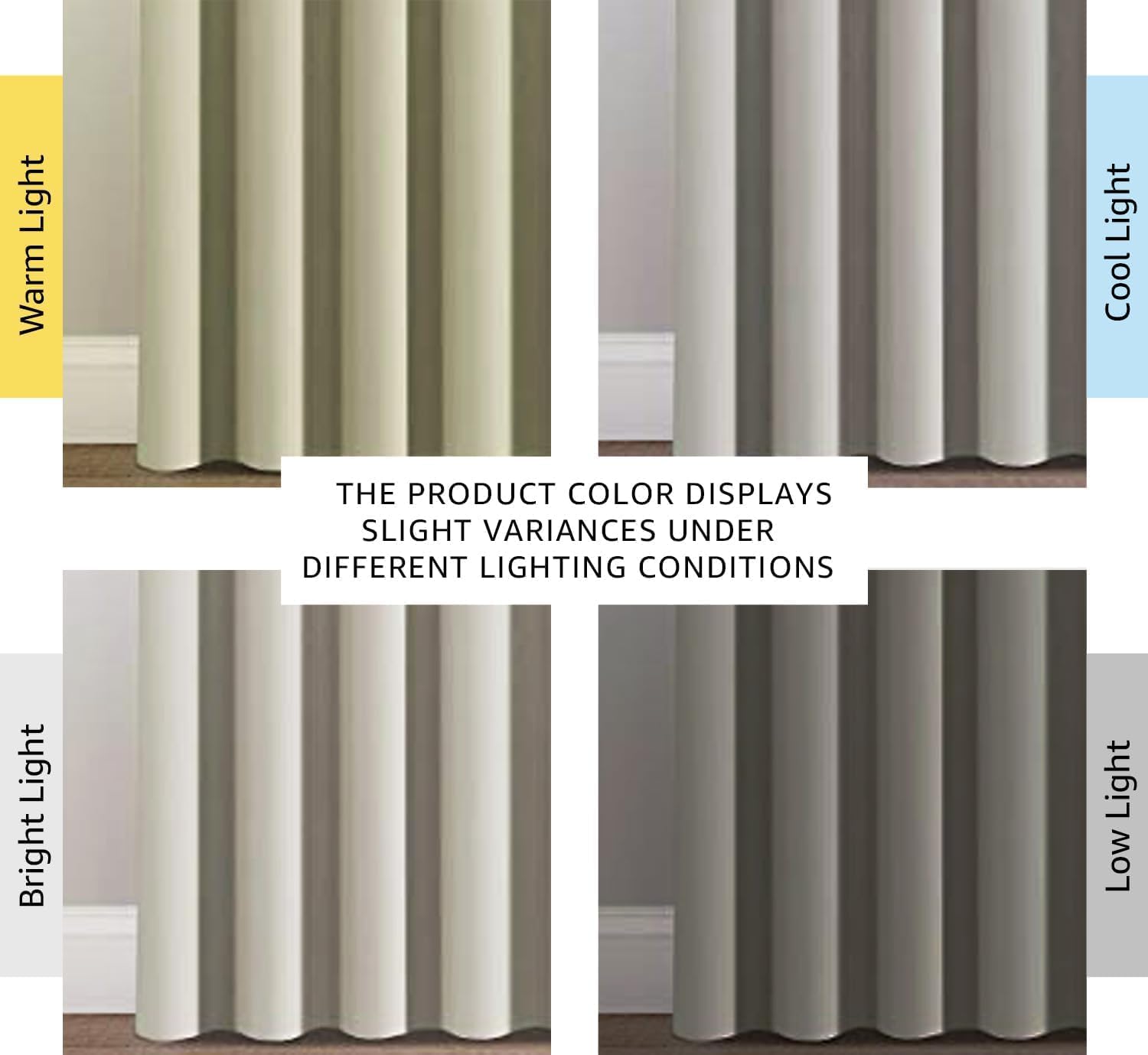 H.VERSAILTEX Blackout Curtains for Sliding Glass Door Room Divider Curtains Noise Reduce Curtain Panel Portable Window Screen S…