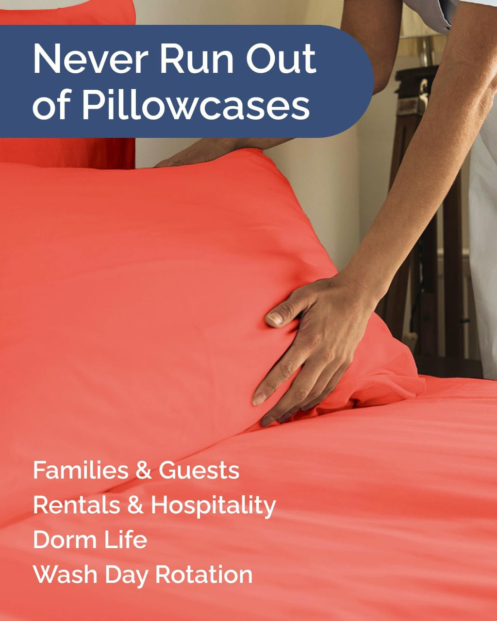 Standard Pillow Cases Set of 10 - Ultra Soft Hotel Quality Pillowcase Covers - Comfy, Cozy & Wrinkle Free - Shrink, Stain & Fade…