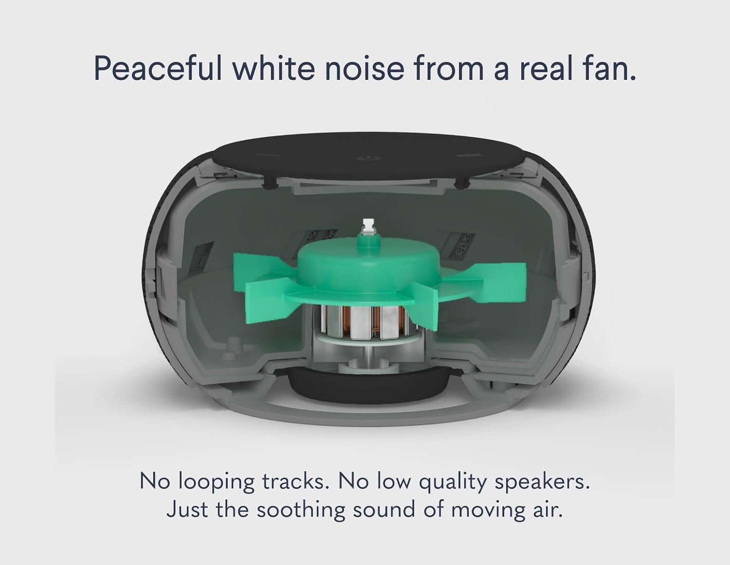 SNOOZ Pro - Smart White Noise Machine & Travel Case - Real Fan Inside, Non-Looping White Noise, Adjustable Tone & Volume - App-Based…