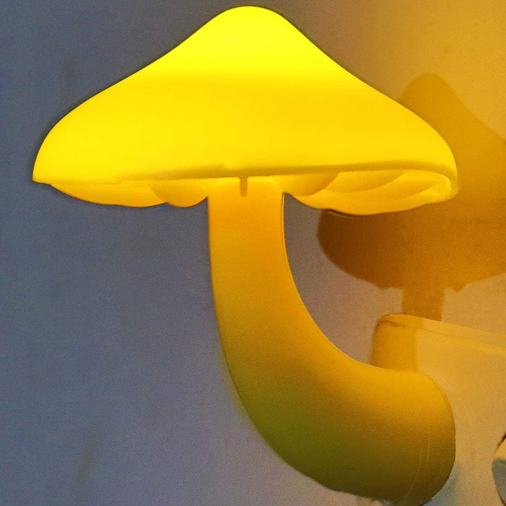 AUSAYE Sensor LED Night Lights for Adults Kids NightLight Cute Mushroom Night Light Plug in Wall Lamps for Bedroom, Bathroom, Toilet…