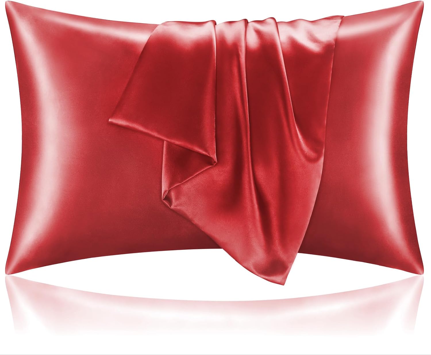 Bedelite Satin Pillowcase for Hair and Skin, Super Soft and Cooling Similar to Silk Pillow Cases 2 Pack with Envelope Closure, Gift for Wom…