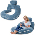 Insen Reading Pillow, Back Pillow for Sitting in Bed for Reading, Nurse & Relax, Reading Pillow for Adults, Moms & Kids, Sit Up Pillow for…