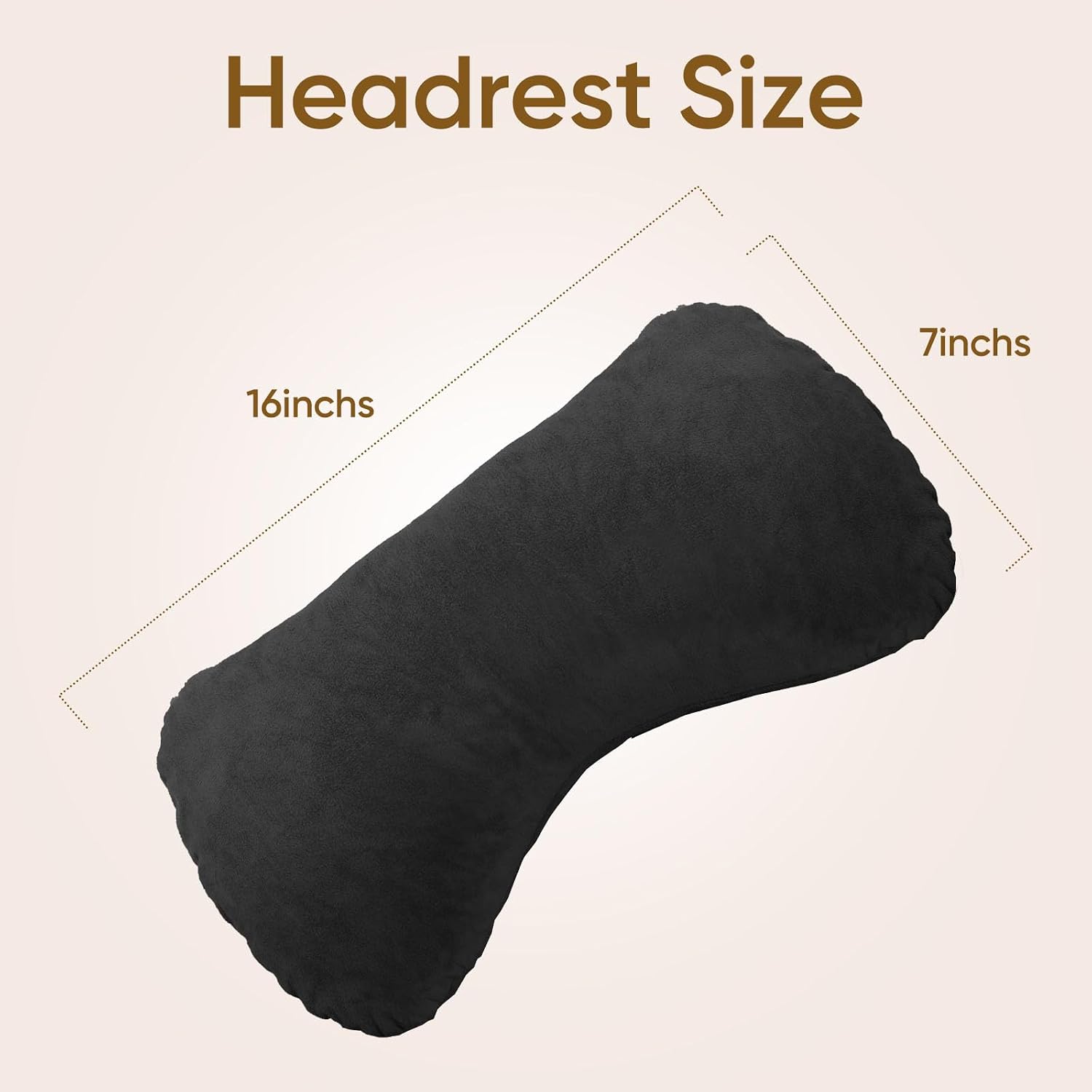 OAISZ Reading Pillow for Sitting in Bed Adult, Reading Pillow with Shredded Memory Foam (Black, Extra Large 25" H)