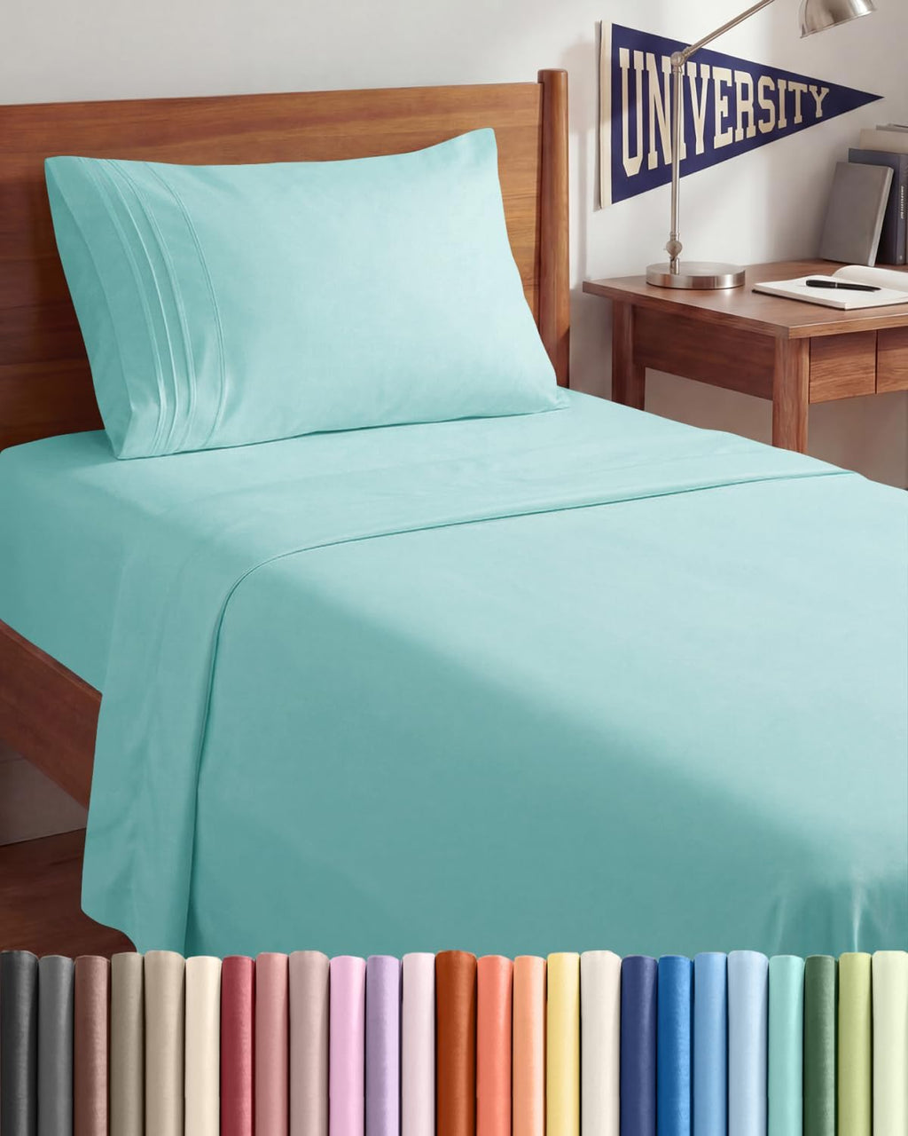 Twin XL Size 3 Piece Sheet Set - Comfy Breathable & Cooling Sheets - Hotel Luxury Bed Sheets for Women & Men - Deep Pockets, Easy-Fit…