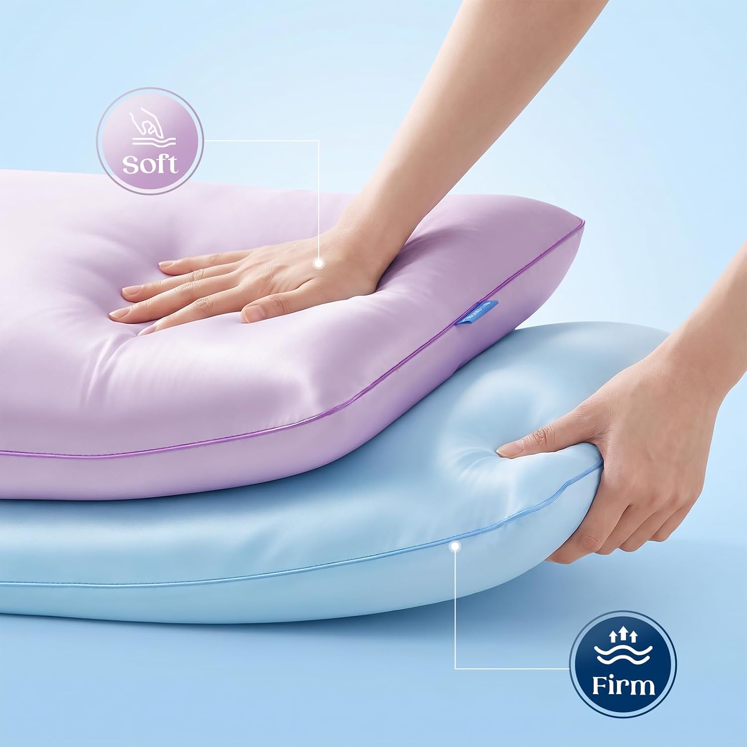 Royal Choice Cooling Gel Pillow for Hot Sleepers, Cold Memory Foam Pillows for Sleeping, Supportive Bed Pillow for Side Back&Stomach…