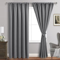 Jiuzhen Blackout Curtains for Bedroom - 60 Inch Extra Wide Thermal Insulated Room Darkening Privacy Soundproof Curtains for Living Room, Se…