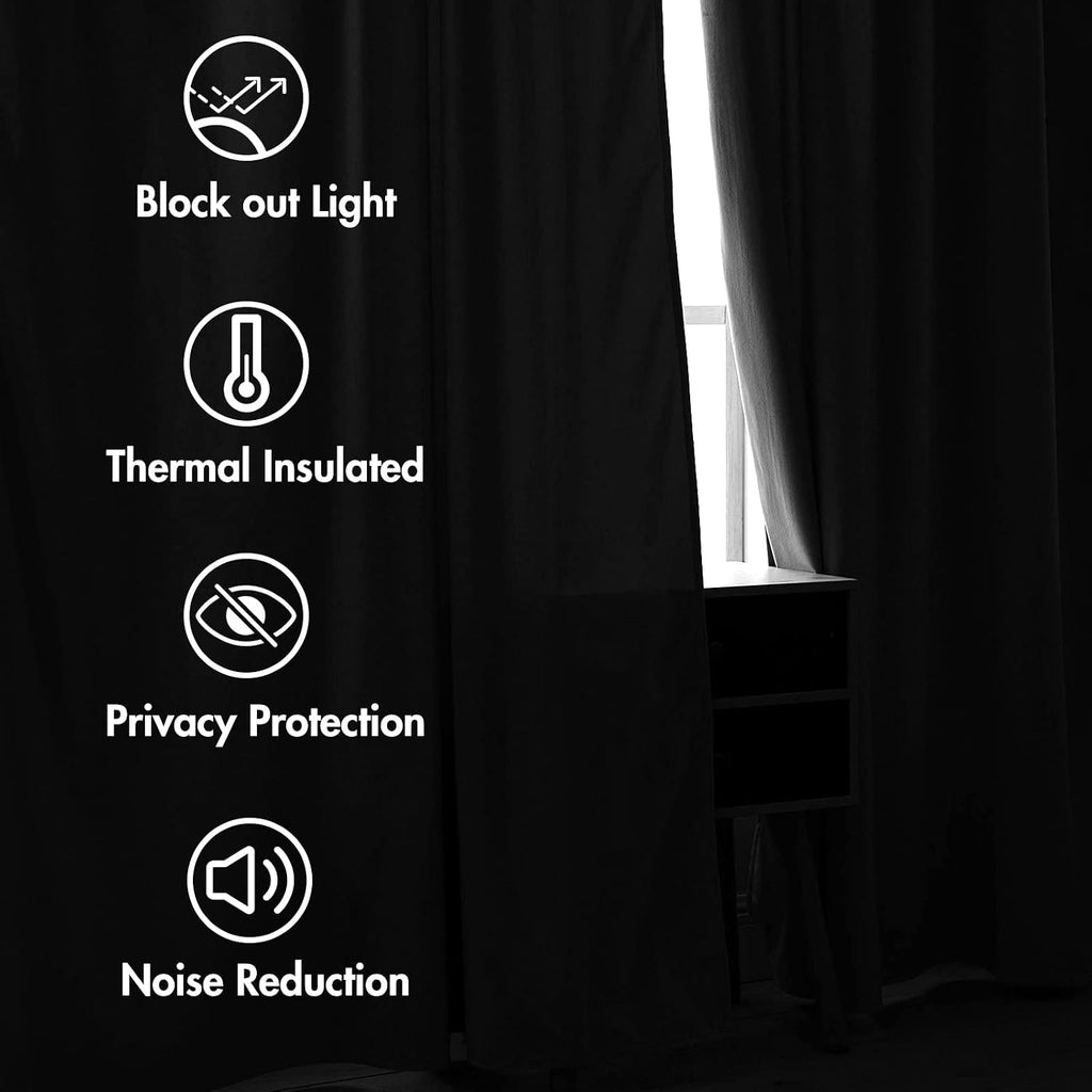Miulee Greyish White Velvet Curtains 2 Panels Luxury Blackout Curtains for Bedroom Living Room Thermal Insulated Super Soft Window Drapes R…