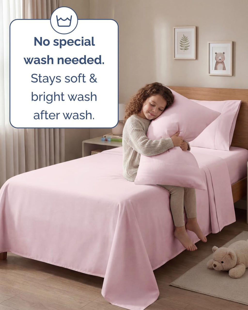 Twin 4 Piece Sheet Set - Comfy, Breathable & Cooling - Soft Hotel Luxury Bedding for Women, Men, Kids, Teens and Children - 1 Flat & 1…