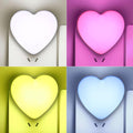 INZU Cute Night Light, Heart Night Light for Kids, LED Nightlight with Auto Dusk to Dawn Sensor, Nightlight Plug into Wall with Soft Warm…