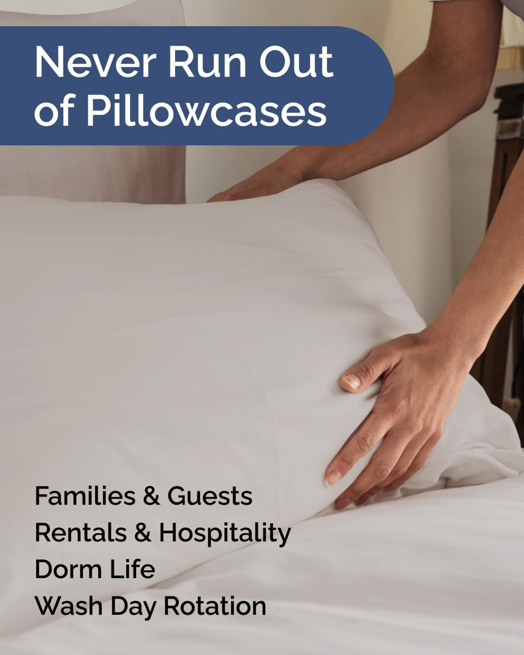 King Standard Pillow Cases Set of 8 - Ultra Soft Hotel Quality Pillowcase Covers - Comfy & Wrinkle Free - Shrink & Fade Resistant…
