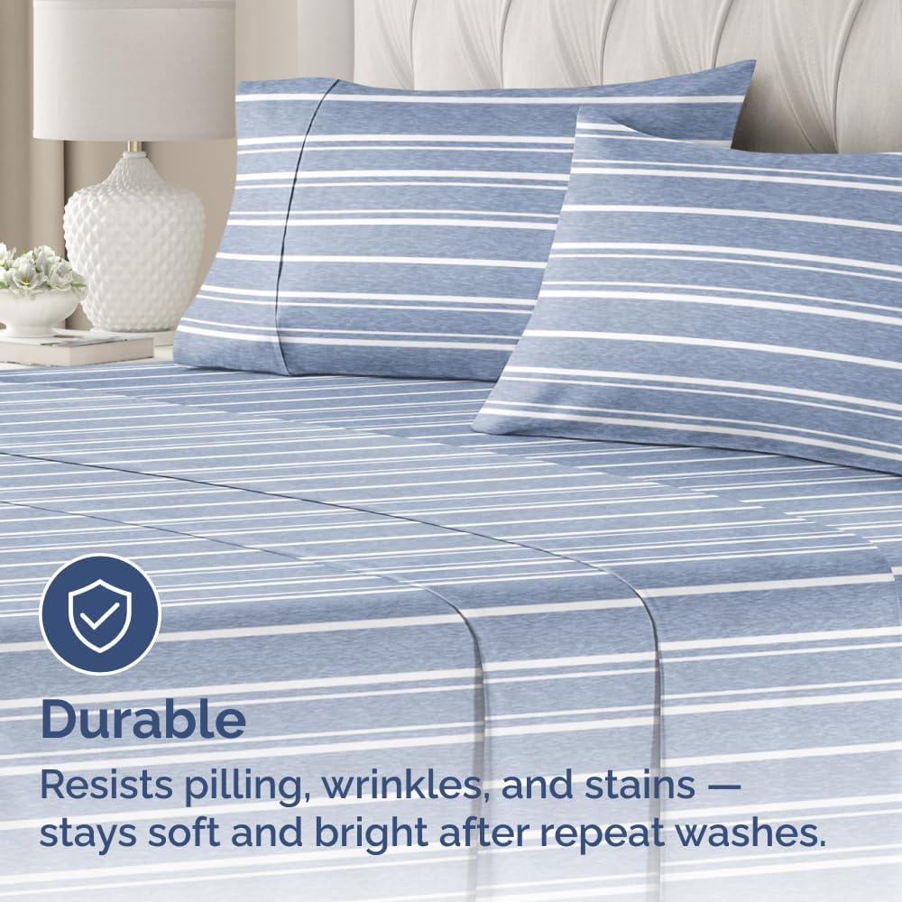 King Pillow Cases Set of 4 - Ultra Soft Hotel Quality Pillowcase Covers - Comfy, Cozy & Wrinkle Free - Shrinkage and Fade Resistant…