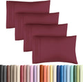 Queen Pillow Cases Set of 4 - Ultra Soft Hotel Quality Pillowcase Covers - Comfy, Cozy & Wrinkle Free - Shrinkage, Stain & Fade Resistant…