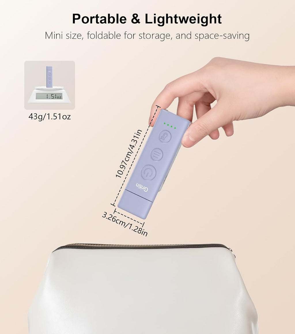 Gritin Book Light Rechargeable, Eye Caring 3-Color & 5-Brightness Clip on LED Reading Light for Books in Bed- Stepless Dimming, Long…