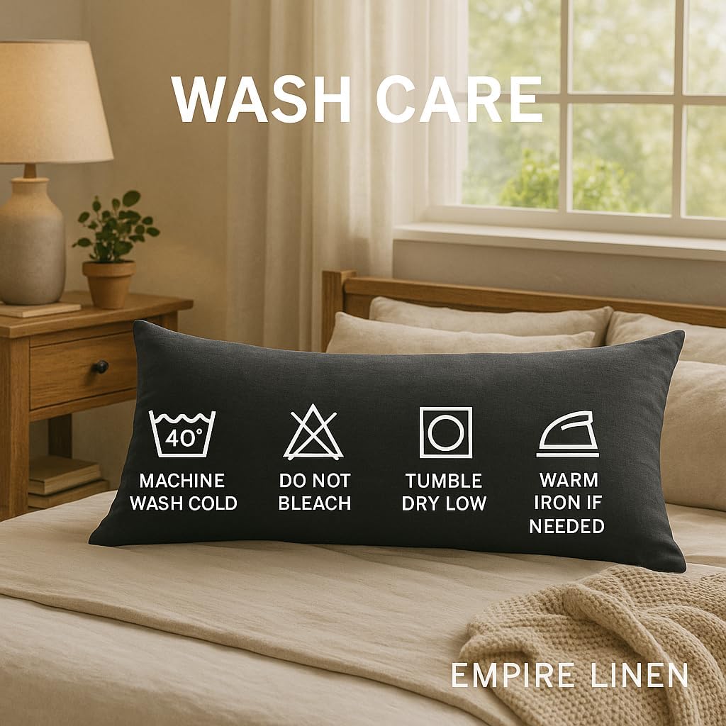 Body Pillowcase 20x54 Inch, Egyptian Cotton 600 Thread Count Sateen Weave, Zipper Closure Long Pillow Cover Cooling Soft (Dark Grey 20x54)