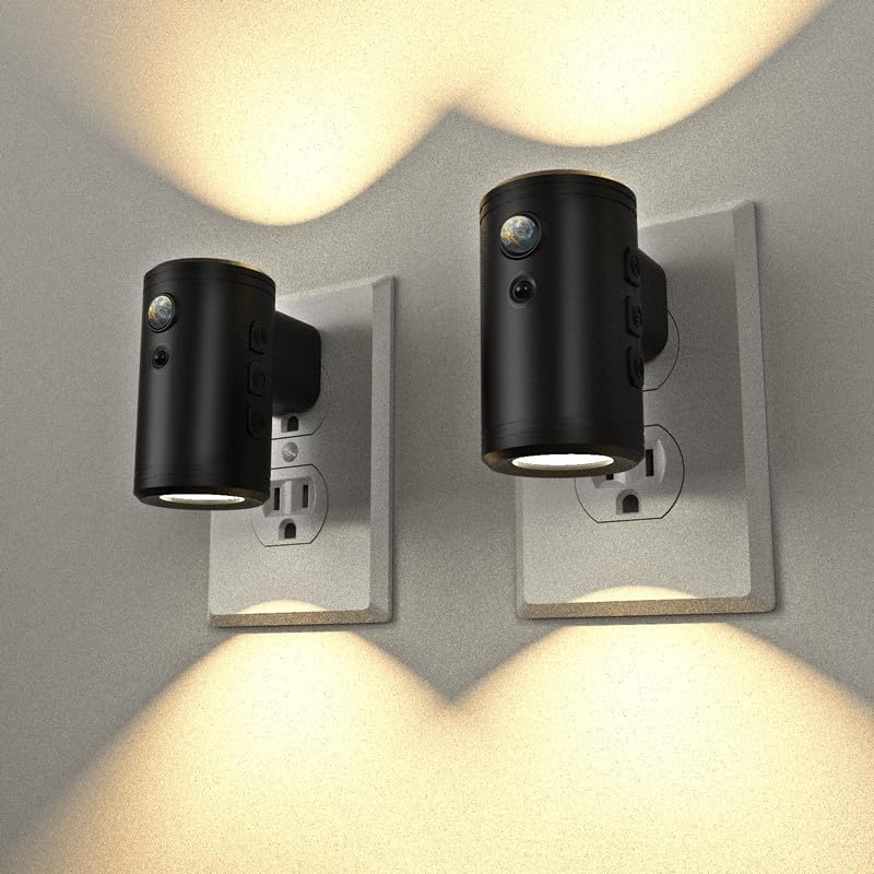 LED wall mounted night light, remote control and APP control, multiple light color options, suitable for corridor, bedroom, staircase…