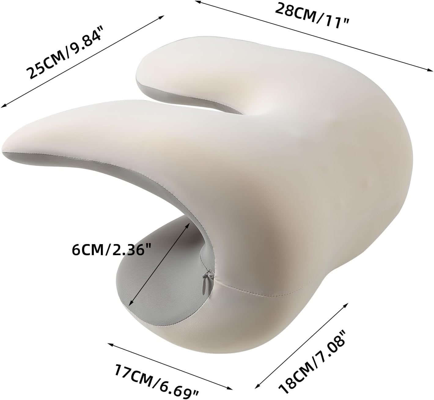 SheRest Office Chair Neck Pillow, Memory Foam Ergonomic Nap Pillow Office Chair Headrest Accessory, Neck Support Pillow Ideal for Office…
