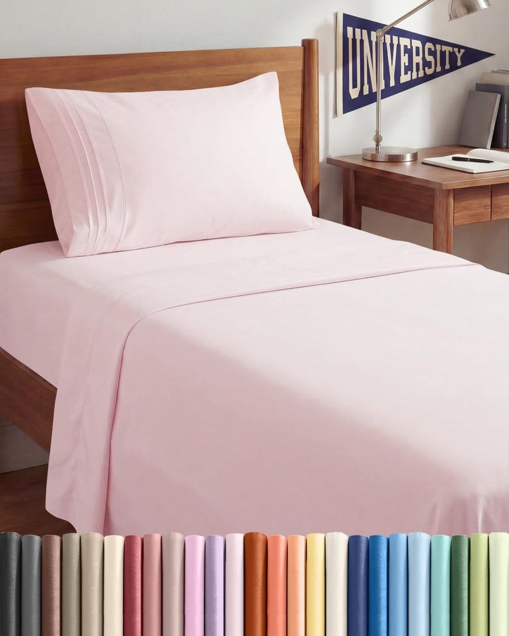 Twin XL Size 3 Piece Sheet Set - Comfy Breathable & Cooling Sheets - Hotel Luxury Bed Sheets for Women & Men - Deep Pockets, Easy-Fit…