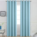 Yakamok Blackout Curtains for Bedroom, Grommet Thermal Insulated Room Darkening Curtains for Living Room, Set of 2 Panels (52 x 96Inch…