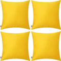 Thmyo 4-Pack 100% Cotton Comfortable Solid Decorative Throw Pillow Cases Square Cushion Covers Sublimation Blank DIY Throw Pillowcase (Only…