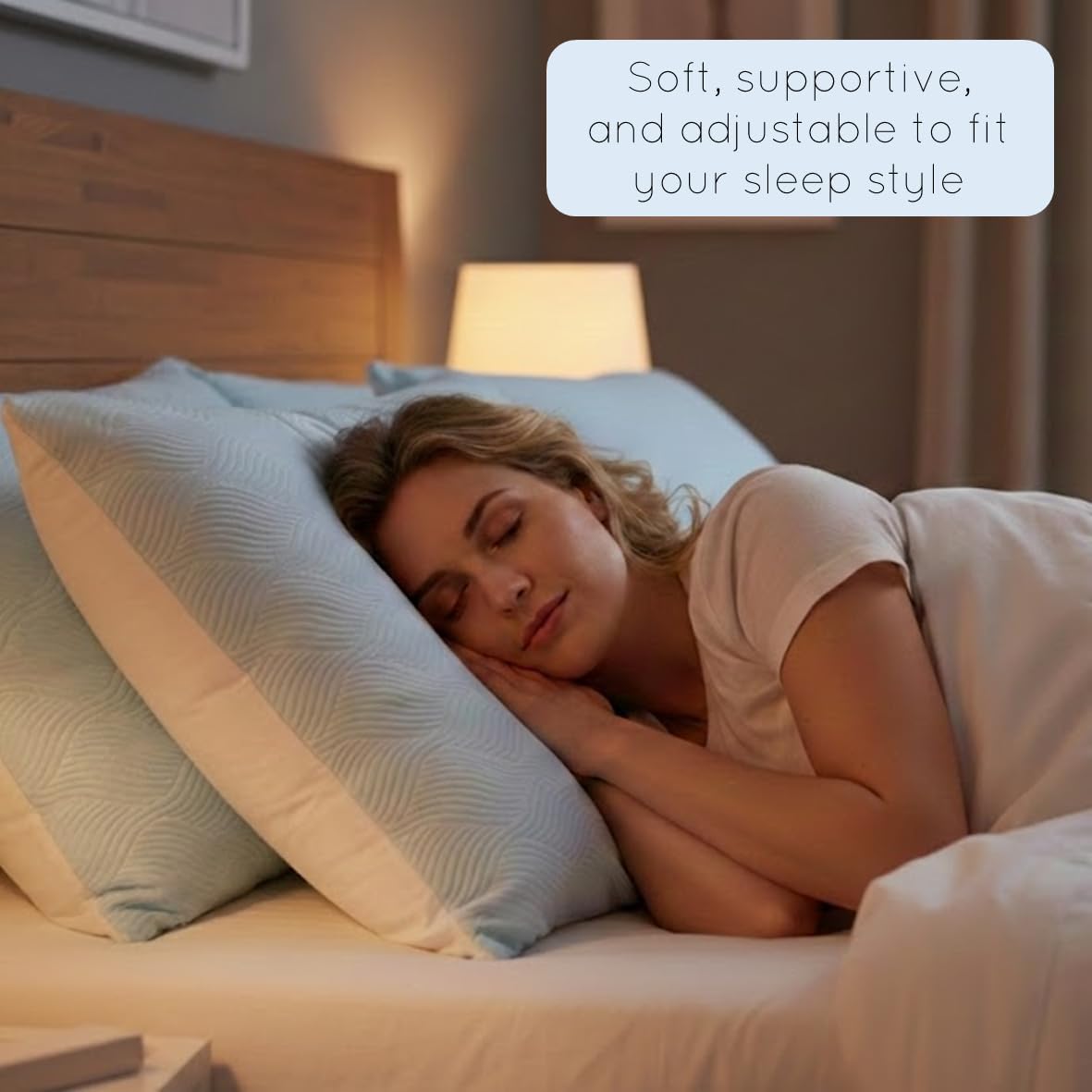 pillosophythetheoryofsleep pillosophy Original Adjustable Loft Pillow • Gel-Infused Shredded Memory Foam Fill • Dual-Sided Washable Cooling…