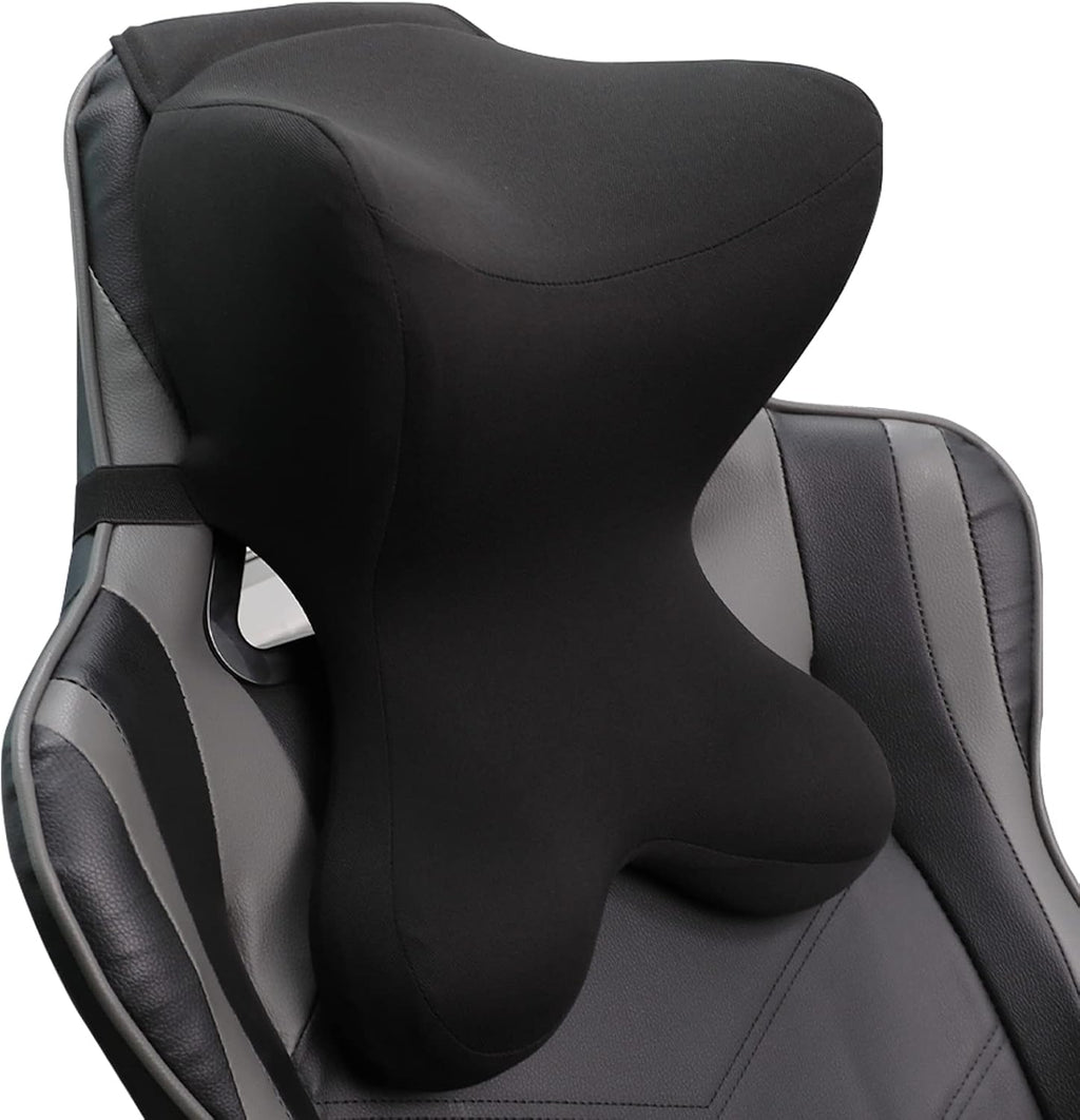 Car Neck Pillow for Driving Seat Car headrest Pillow/Gaming Chair Pillow with Adjustable Strap Removable Cover Ergonomic Design Neck…