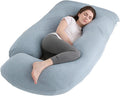 Jcickt Pregnancy Pillow for Sleeping,59 inch Maternity Pillow with Removable Washable Cover, J-Shaped Cooling Full Body Pregnant Pillow…