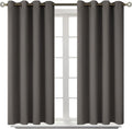 BGment Blackout Curtains for Bedroom - Grommet Thermal Insulated Room Darkening Curtains for Living Room, Set of 2 Panels (52 x 54 Inch, Gr…