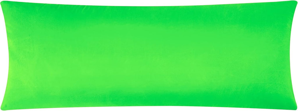 Evolive Ultra Soft Microfiber Body Pillow Cover/Pillowcases 21"x54" with Hidden Zipper Closure (21"x54" Body Pillow Cover, Classic Green)