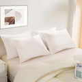 Beitefiber BEITE 4 Pack Pillow Case Protectors King-White 20×36 Inches with Smooth Zipper Design -Comfortable and Skin-Friendly Pillowcase…