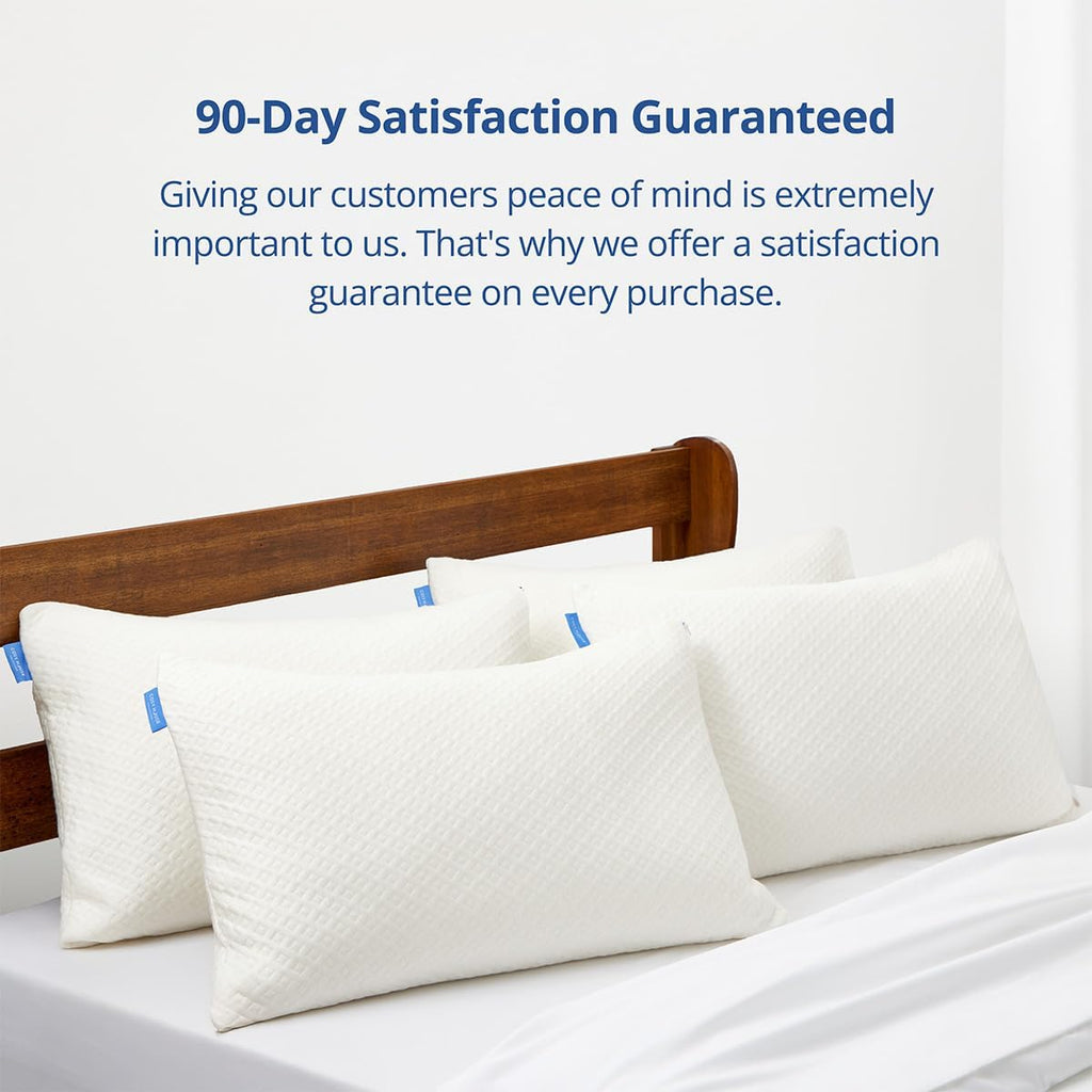 CosyHouseCollection Cosy House Collection Luxury Rayon Derived from Bamboo Shredded Memory Foam Pillow - Adjustable & Removable Fill - Cool…