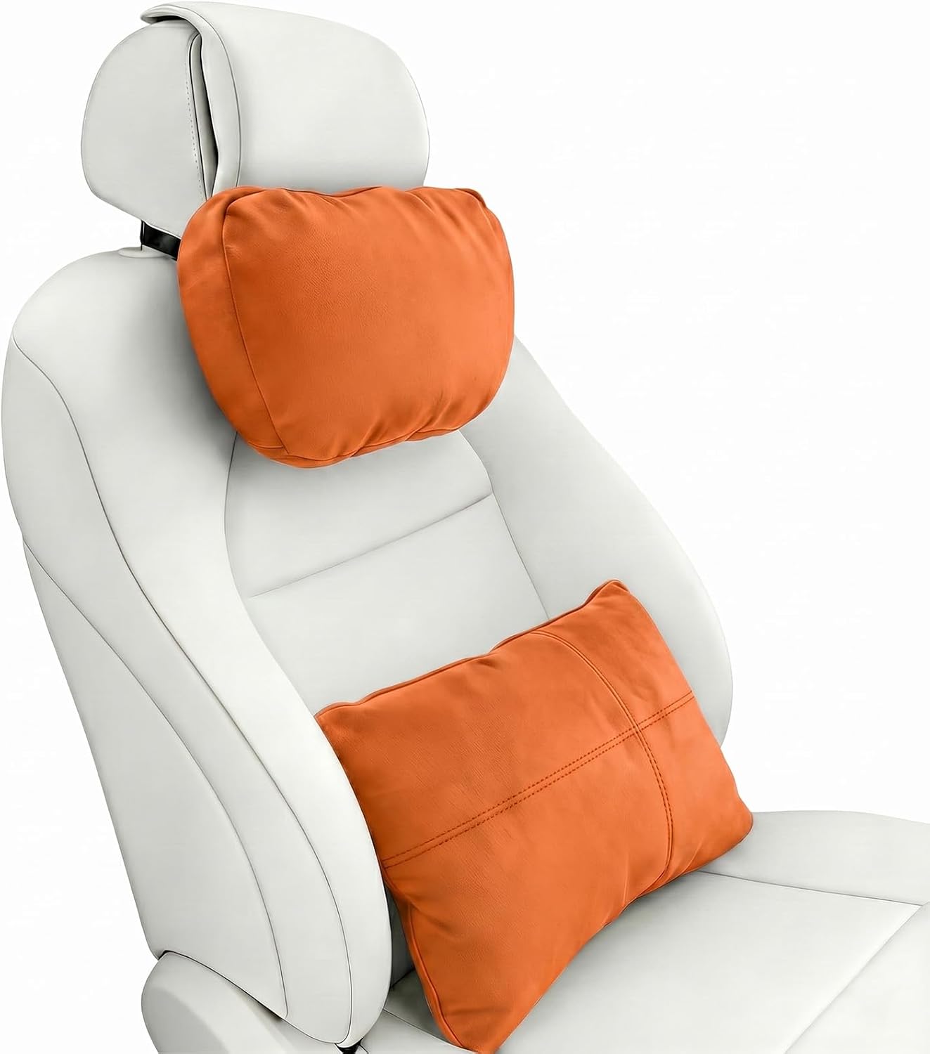 WELBRIT 2PCS Car Pillow for Car Neck Pillow for Driving Seat Neck Support Soft Cushion Back Support Head-Rests for Vehicle Sleeping…