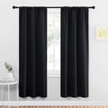Nicetown Halloween Black Out Curtain Panels for Kitchen - Energy Smart Decoration Thermal Insulating Blackout Drapes/Draperies for Small Wi…