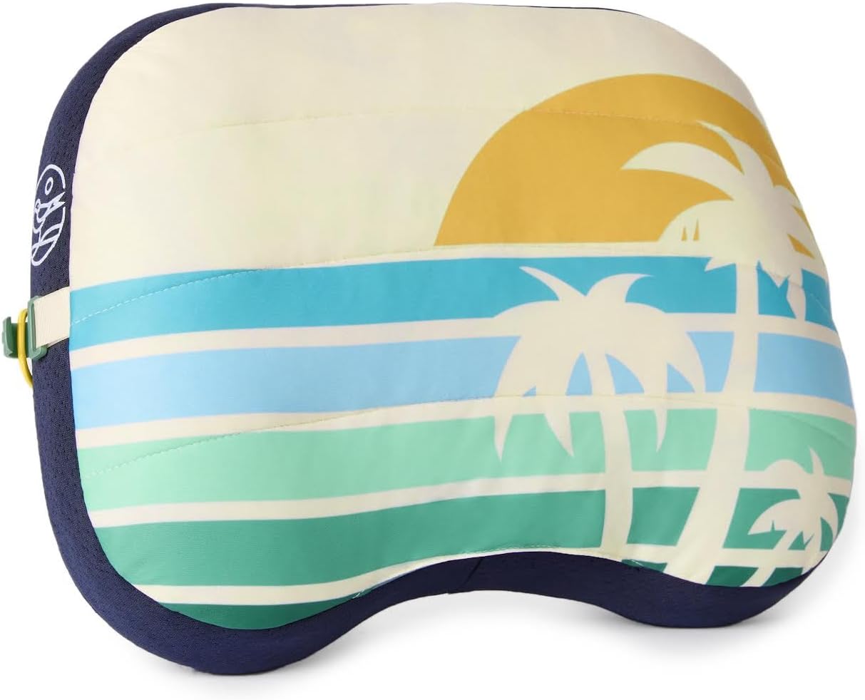 Ballast Beach Pillow – Comfy, Durable & Compact, Stays Put on Windy Beaches with Patented Sand Pouch, Inflatable Pillow for Beaches…