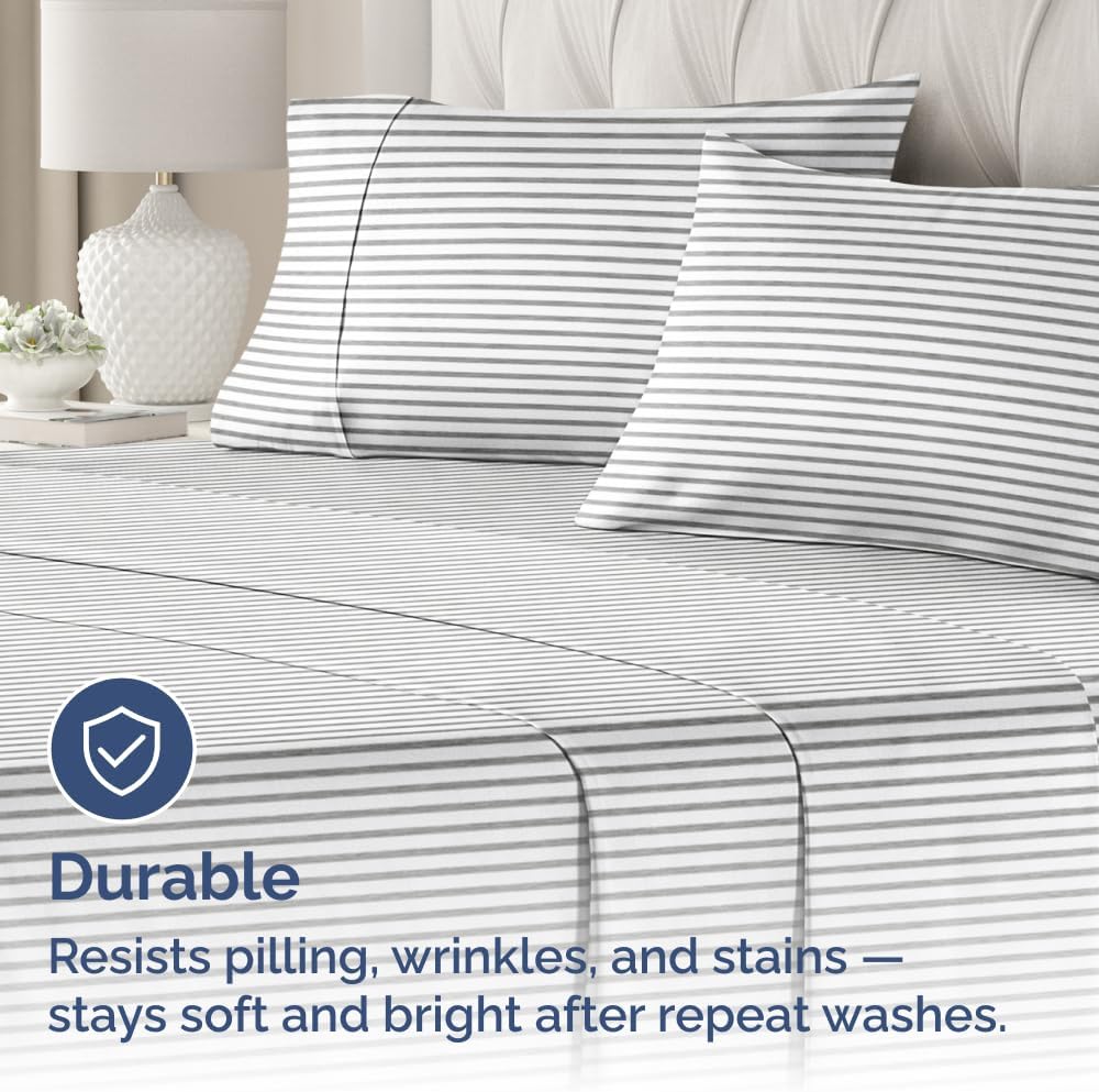 King Standard Pillow Cases Set of 2 - Ultra-Soft Hotel Quality Pillowcase Covers - Comfy, Cozy & Fade Free - Wrinkle Resistant - Machine…
