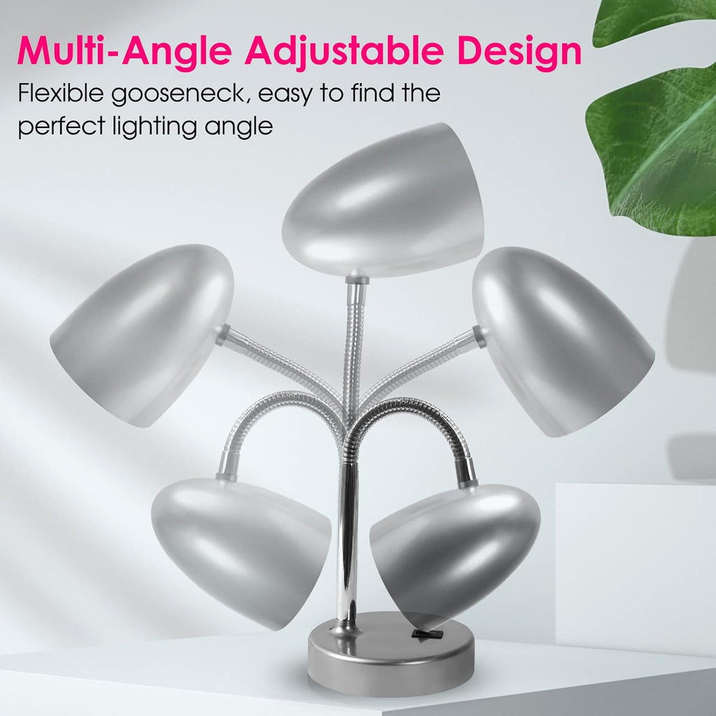 Eenergeticlighting E ENERGETIC LIGHTING LED Desk Lamp, 3.5W 240LM 4000K Cool White Study Lamps for Bedroom and Office, Eye Protection, ETL…